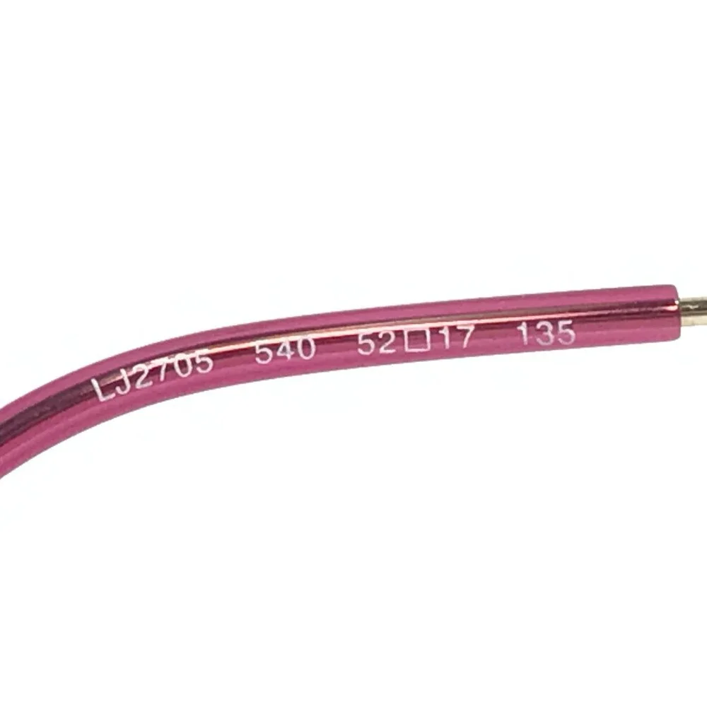 Liu Jo Sunglasses LJ2705 540 Gold Pink Cat Eye Frames with Brown Lenses